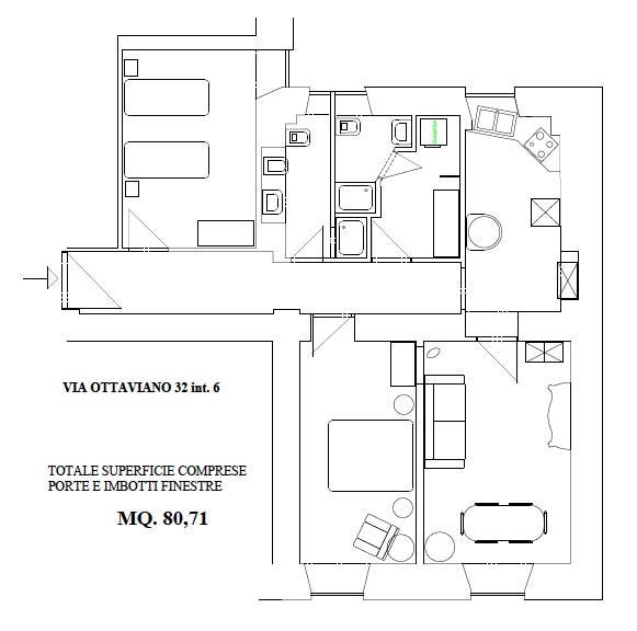 Апартаменты Domus Ottavia In Roma Экстерьер фото